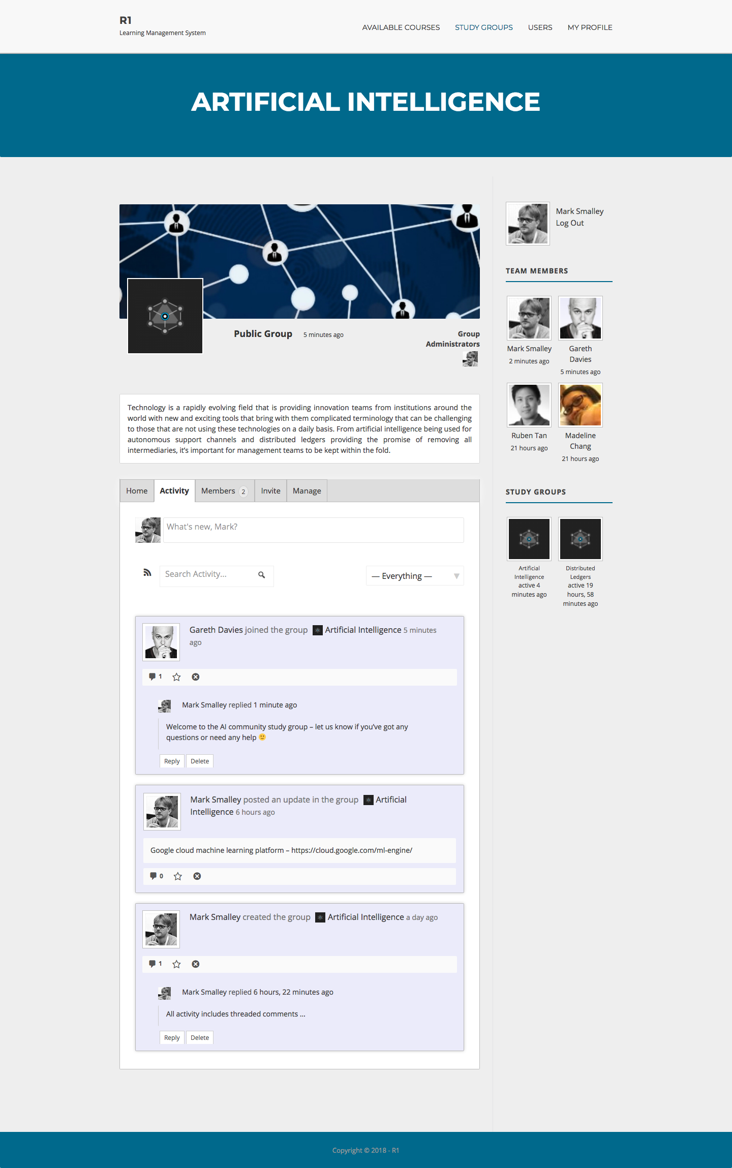 BloqVerse social learning platform