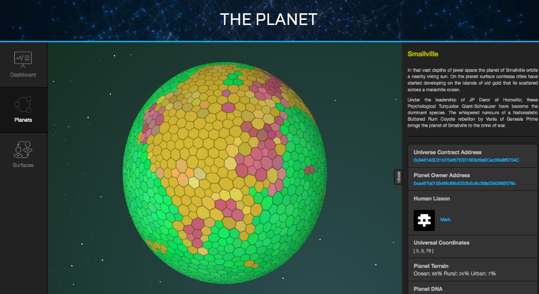 BloqVerse planet generation
